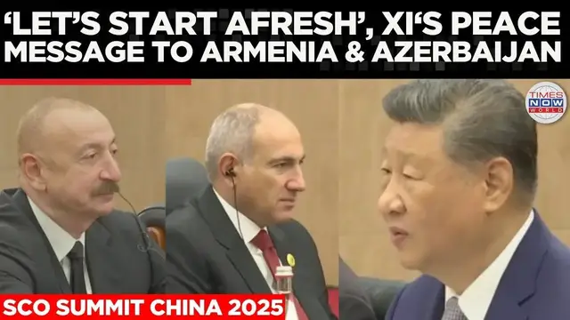 'Video thumbnail for Xi Meets Pashinyan & Aliyev in Tianjin After Trump-Brokered Peace'