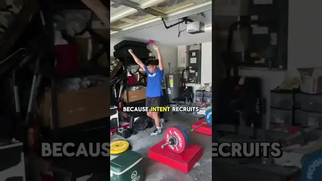 Video thumbnail for (361) vertical jump transformation: how austin increased his dunking!