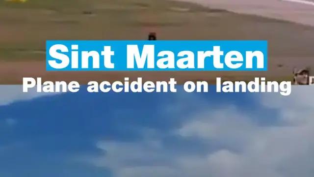 'Video thumbnail for Sint Maarten: Plane accident on landing'
