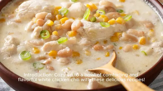 Video thumbnail for White Chicken Chili Recipe