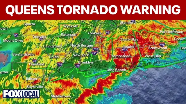 Video thumbnail for Tornado warning issued in Queens, Nassau County