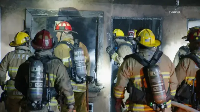 Video thumbnail for US, Los Angeles: Vermont-Slauson Motel Fire.