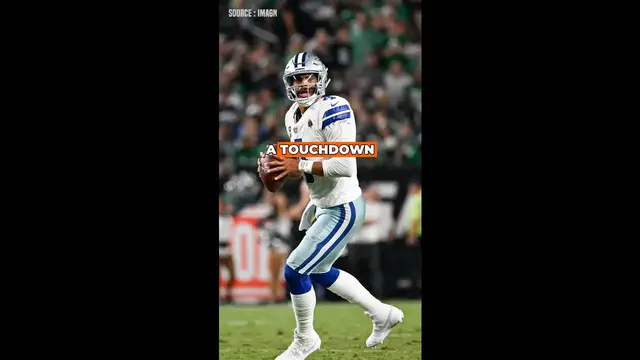 'Video thumbnail for Dak Prescott’s Risky Touchdown-Saving Tackle Went Viral in Season Opener'