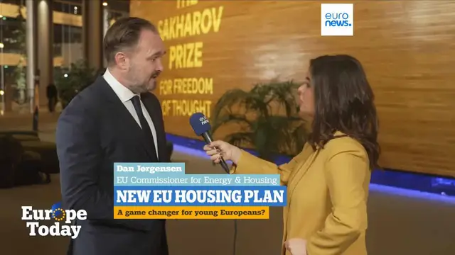 Video thumbnail for EU vows transparency in housing market, Commissioner Jørgensen tells Euronews