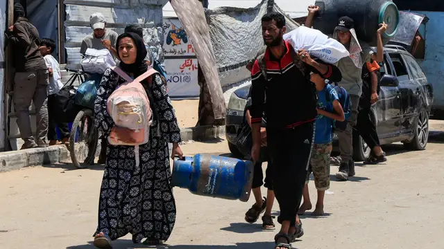 'Video thumbnail for Israel orders full Gaza City evacuation as Palestinians forcibly displaced to al-Mawasi'