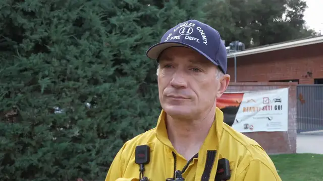 Video thumbnail for US, Los Angeles: Santa Clarita Bike Wildfire Threatens Homes PIO Interview With Sound On Tape Part 3.