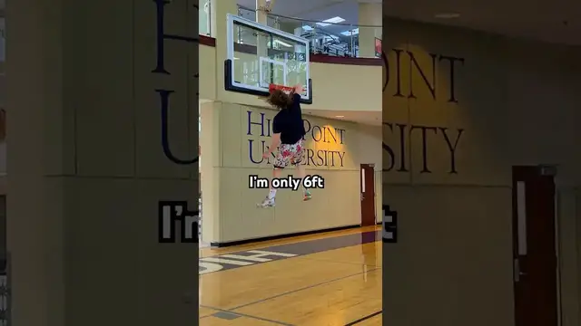 Video thumbnail for (358) arm in the rim dunk challenge: vince carter inspired!