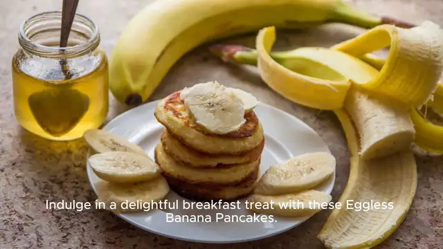 Video thumbnail for Eggless Banana Pancake Recipes