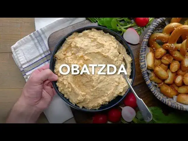Video thumbnail for Obazda selber machen 🥨 | Original bayerischer Obatzter Rezept | Kueche Gemacht