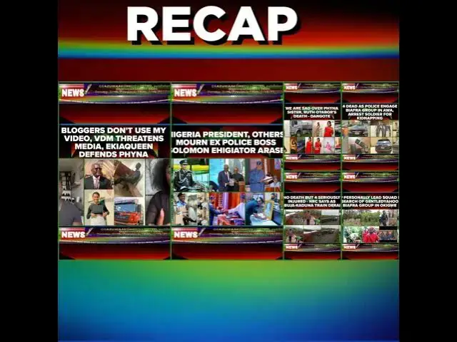 Video thumbnail for NewsRecap @5pm 2-9