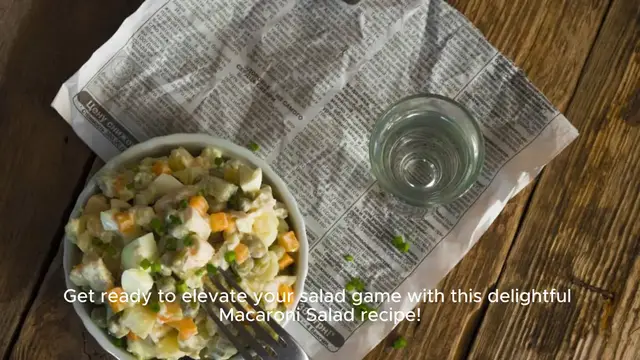 Video thumbnail for Macaroni Salad Recipes