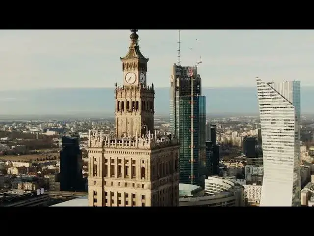 Video thumbnail for Warsaw Central Square Warsaw Old Town