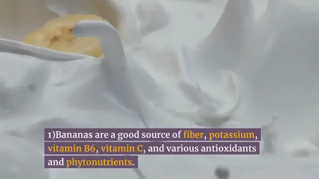 Video thumbnail for 10 Nutrition Facts About Bananas- No# 7 Will Surprise You!!