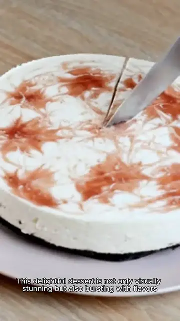 Video thumbnail for cranberry white chocolate meringue roll recipe