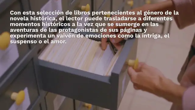 Video thumbnail for Novelas históricas que debes leer