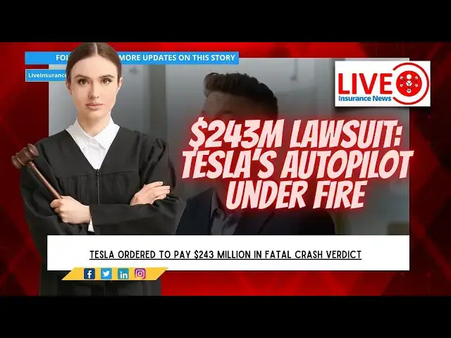 'Video thumbnail for Tesla Ordered to Pay $243M Landmark Autopilot Crash Verdict Shakes Industry'