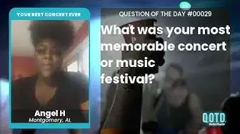 Video thumbnail for Angel met G-Eazy and almost held hands with Nate Ruess from fun. How exciting!