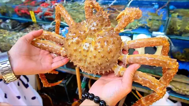 'Video thumbnail for Chinese Street Food - GIANT EXOTIC SEAFOOD Market in Guangzhou, China + BEST Street Food in China'