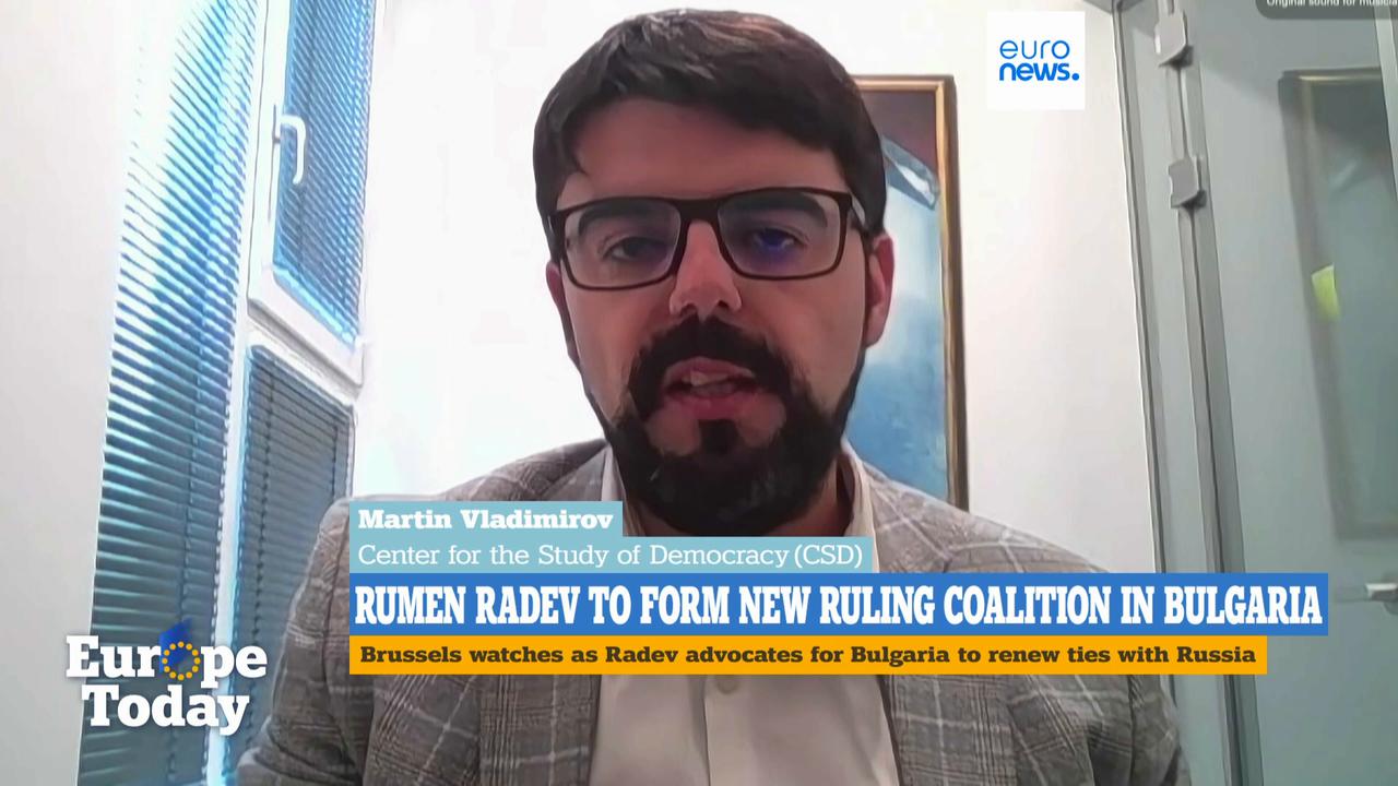 Video thumbnail for Bulgaria's Radev 'pro-EU on surface' but a 'practical Trojan horse for Kremlin', says expert