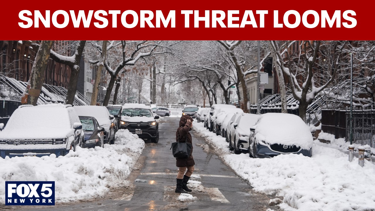 Video thumbnail for Talking next week's snowstorm threat in NYC