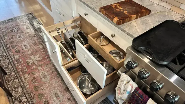 Video thumbnail for Pots & Pans Storage and Everything Else | Home Renovation & Addition Part 92