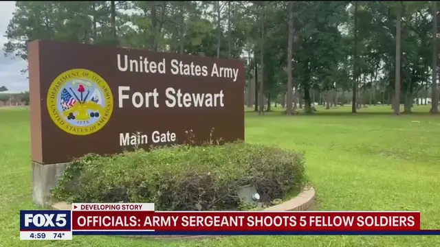 'Video thumbnail for Army Sergeant shoots 5 fellow soldiers at Fort Stewart'
