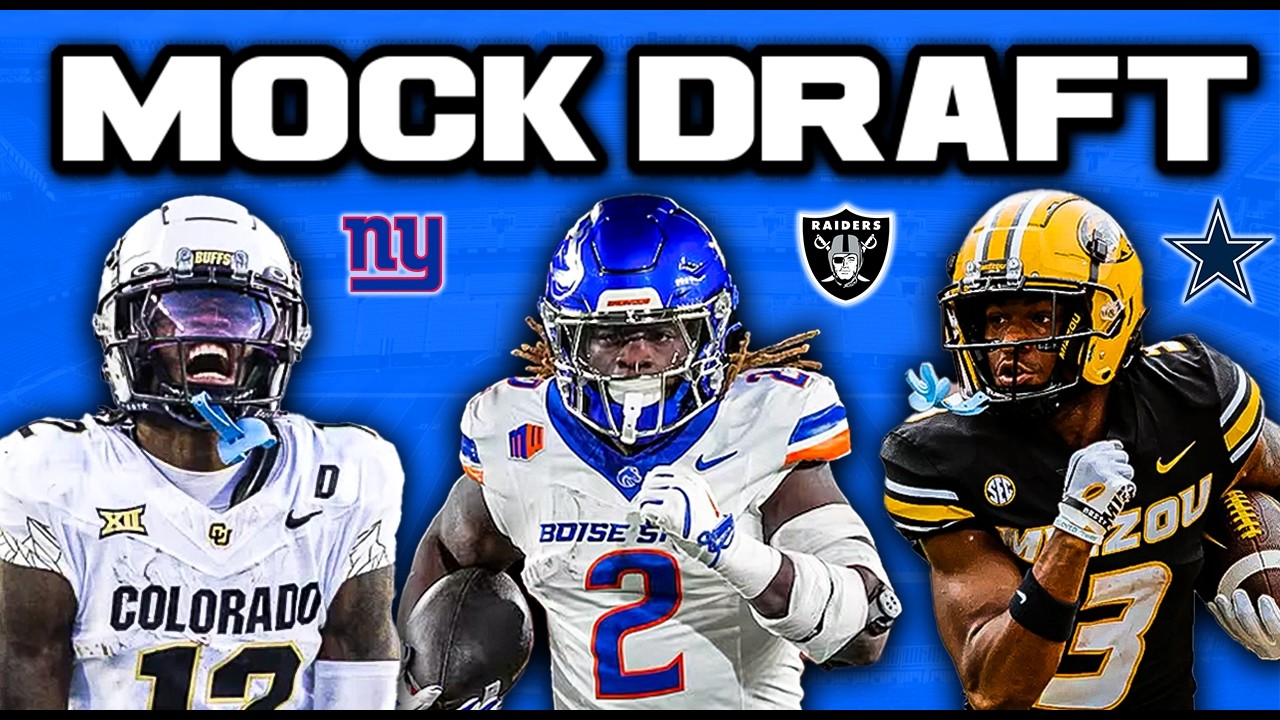 Video thumbnail for 2025 NFL Mock Draft | Is The Top 3 Solidified?