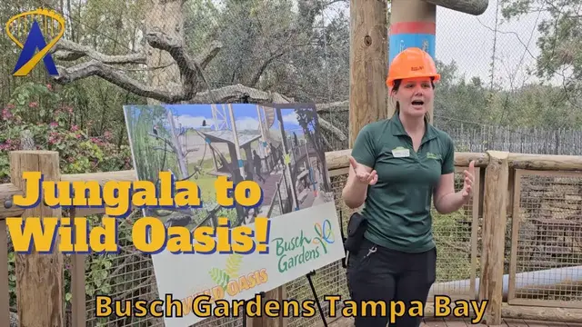 Video thumbnail for Wild Oasis Hard Hat Tour at Busch Gardens Tampa Bay