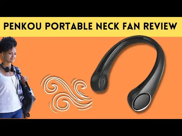 Video thumbnail for PenKou Portable Neck Fan Review: Hands Free Bladeless Fan #amazonfinds #heat #gadgets