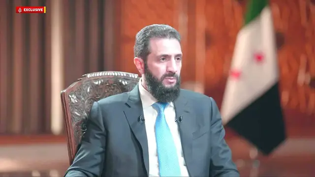 Video thumbnail for Syria’s al-Sharaa rules out Lebanon intervention, open to security deal with Israel