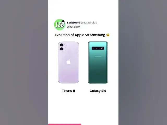 Video thumbnail for THE Evolution ✔ MEME; Apple vs Samsung