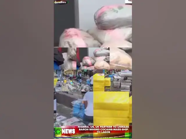 Video thumbnail for Nigeria, US, UK Partner To Unmask Baron Behind Cocaine Mass Ship To Lagos