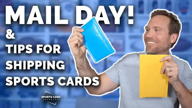 'Video thumbnail for Sports Card Investor: sports cards mail day! tips for shipping, card collecting & more'