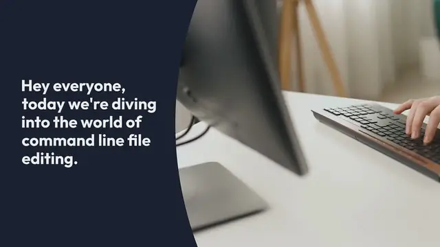 Video thumbnail for How do I edit files on the command line