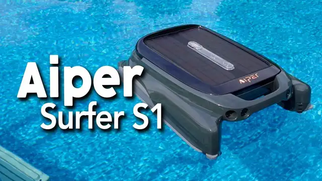 Video thumbnail for Testing Out The Aiper Surfer S1 Solar Robotic Pool Skimmer