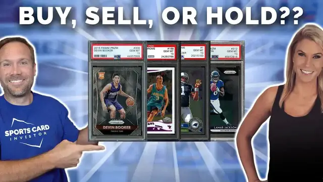 'Video thumbnail for Sports Card Investor: buy, sell, or hold? investing in devin booker, chris paul, cam newton & lamar jackson cards'