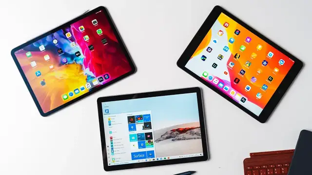 Video thumbnail for Comparison: Microsoft Surface Go 2 VS iPad 7 & iPad Pro