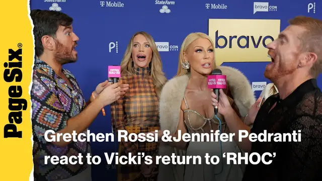 Video thumbnail for Gretchen Rossi and Jennifer Pedranti open up about Vicki Gunvalson return to 'RHOC'