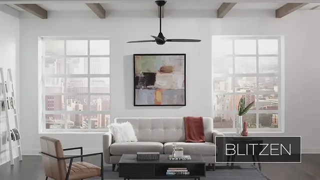 Video thumbnail for WAC Smart Fans Blitzen Indoor and Outdoor 3-Blade Ceiling Fan