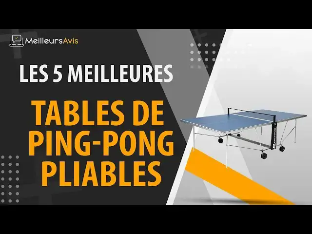 Video thumbnail for ⭐️ MEILLEURE TABLE DE PING-PONG PLIABLE - Comparatif 2024