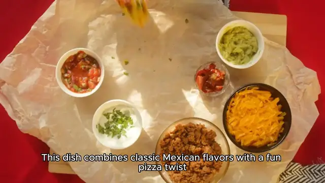Video thumbnail for mexican pizza recipe