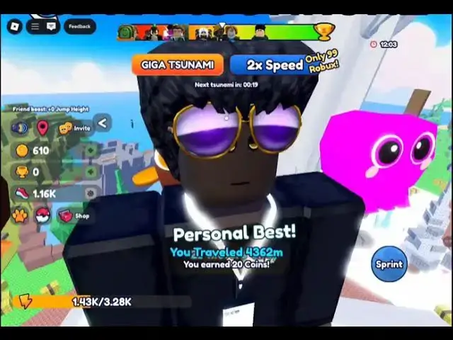 Video thumbnail for I tried a new game, +1speed  to escape tsunami