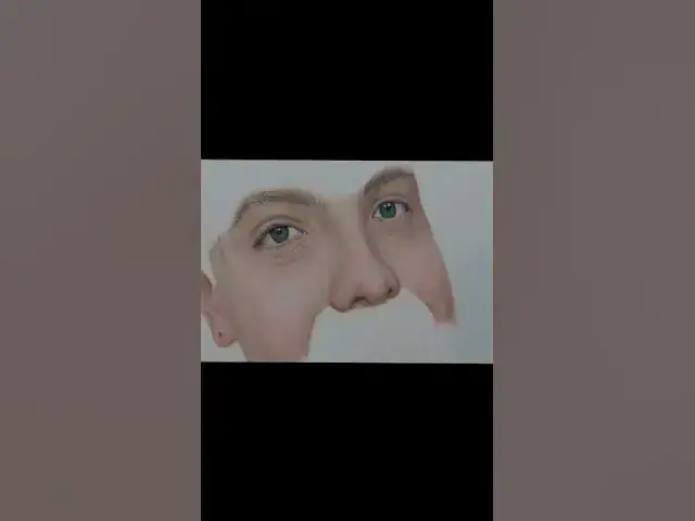 Video thumbnail for REALISTIC COLOURED PENCIL PORTRAIT DRAWING #shorts