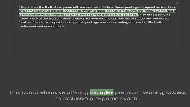 Video thumbnail for This comprehensive offering includes premium seating, access to exclusive pre-game events, and a commemorative merchandise item to enhance your game day experience. Enjoy the electrifying atmosphere of the stadium while cheering for your