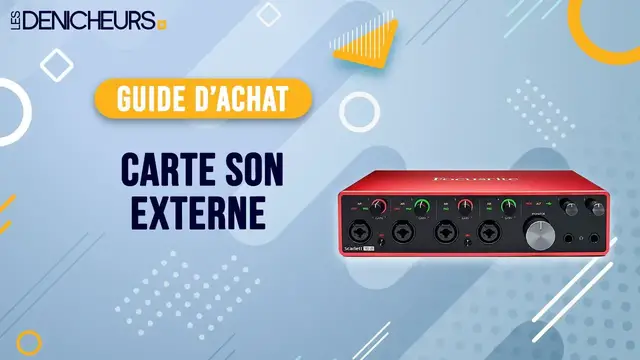Video thumbnail for 👓 MEILLEURE CARTE SON EXTERNE (2022) - Comparatif & Guide d'achat