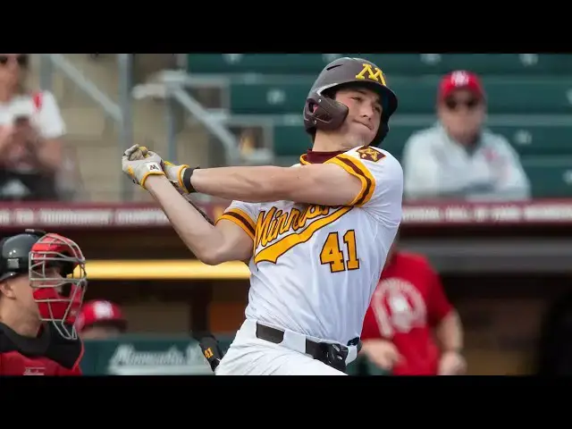 Video thumbnail for Charlie Sutherland 2025 College Baseball Highlights! | Minnesota Golden Gophers