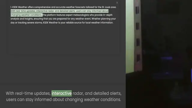 Video thumbnail for With real-time updates, interactive radar, and detailed alerts, users can stay informed about changing weather conditions. The platform features expert meteorologists who provide in-depth analysis and insights, ensuring that you are prepa