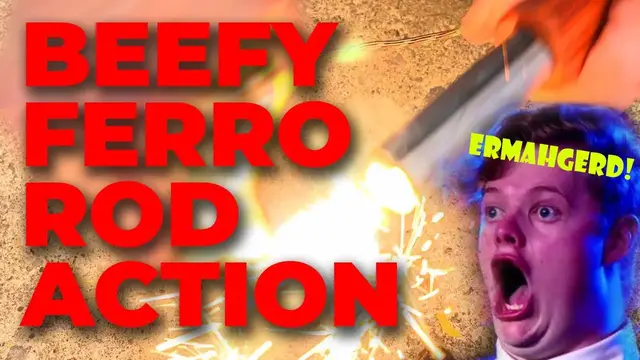 Video thumbnail for Firesteel Fire Starter for Your Survival Kit! Start a Fire in Any Condition