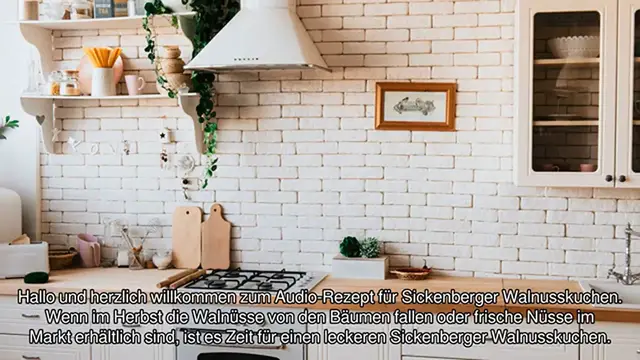 Video thumbnail for [Audio-Rezept] Sickenberger Walnusskuchen - Einfaches Rezept zum