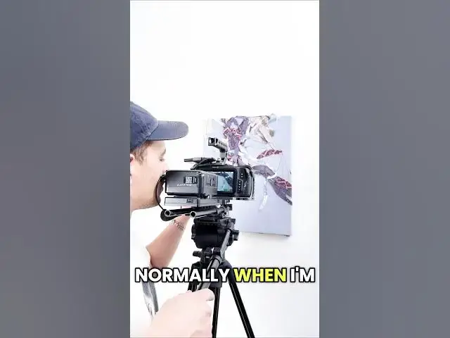 'Video thumbnail for Documenting artworks with the BMPCC, by artist @mattmoloney_ #art #bmpcc #filming'